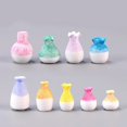 thumbnail image 7 of Clearance Desktop Ornament under $1,9Pcs Mini Miniature Vase Little Buddies Resin Bud Vases For Flowers Plants Floral Decor Vintage Collectible Vases Vintage Porcelain, 7 of 7