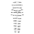 thumbnail image 4 of Long Sleeve Crew Neck Plus Size Casual Stripe Polyester Two Piece Set Of Tops And Pants,Women's Outfit Crewneck Pullover Pants Tracksuit Sweatsuits With Sweatpants, 4 of 5