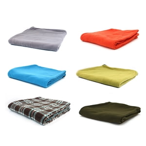Tapis de couchage à motifs multiples en polaire