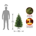 thumbnail image 5 of National Tree Company Artificial Full Christmas Tree, Green, North Valley Spruce, Includes Stand, 4 Feet, 5 of 5
