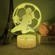 thumbnail image 2 of Lámpara de ilusión 3D con luz nocturna, decoración de fútbol, deportes y anime, 2 of 3