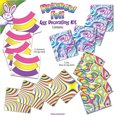 Easter Unlimited Rainbow Foil Colorful Shiny Eggs 24pc Egg Decorating Kit