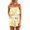 Yellow, variant on Women's Casual off Shoulder Jumpsuit Fashion Printed Ruffled High Waist Summer Beach Vacation Short Romper (XL, Blue)