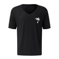 thumbnail image 4 of Camisetas de Trabajo de Manga Larga para Hombres Protección Solar, Deportes Manga Corta V Cuello Algodón Camisetas para el Verano Y Casual, 4 of 4