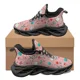 thumbnail image 1 of Zapatos transpirables y cómodos para caminar, equipo médico, zapatillas de enfermería con suela suave degradada, con cordones, antideslizantes, planos para correr, 1 of 6
