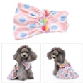 thumbnail image 3 of Vestido para perros decorado con flores para fiestas de verano con estilo, perfectamente transpirable y cómodo para cachorros pequeños Pretty in Pink, 3 of 8