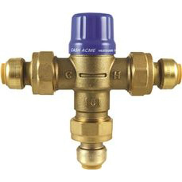Cash Acme Heatguard 110Dlf Thermostatic Mixing Valve With Sharkbite