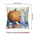 thumbnail image 4 of nygtbtfer Pillow Covers 2Pack Halloween Throw Pillow Cover Super Soft Autumn Fall Thanksgiving Decorations Throw Pillow Case Cushion Square Pillowslips (Fall Super Soft) White, 4 of 7
