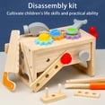 thumbnail image 6 of Kids Pretend Play Tool Set, Wooden Construction Toy with Toolbox, Educational Role Play Toy, Safe Toddler Gift for Boys Girls, Fun DIY Building Set for Early Learning, 6 of 9