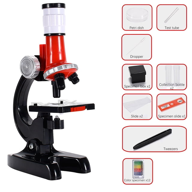 Big Save,HWRETIE Microscopes Clearance,High-Definition 1200 Times Microscope Toy Children's Scientific Experiment Educational Toys