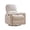 Camel, variant on Aemeios Manual Recliner Swivel Chenille Glider Chair with Adjustable Headrest, White