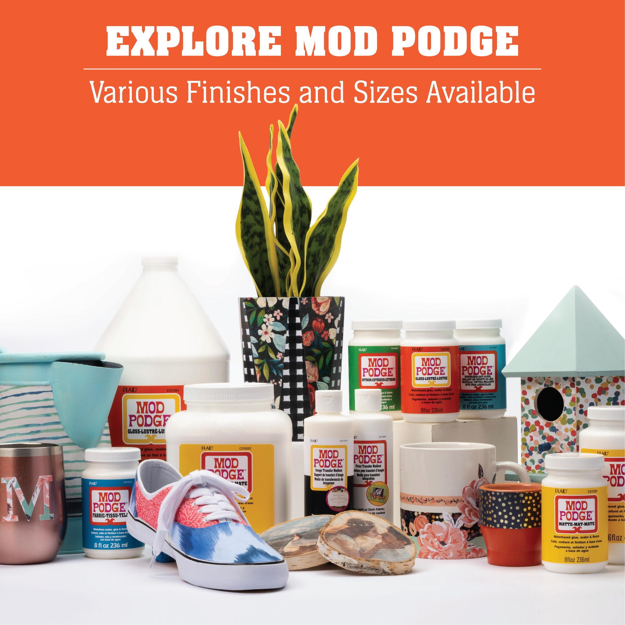 Mod Podge Gloss All-in-One Glue, Sealer and Finish, Dries in 15-20 Minutes, 1 Gallon