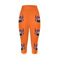 thumbnail image 3 of WILLBEST Leggings de Yoga Con Estampado de Rugby Para Mujer, Informales, de Cintura Alta, Para Entrenamiento, Capri, Elásticos, Suaves y Cómodos, Para Correr, Gimnasio y Fitness. Extra Grande, 3 of 3