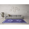 thumbnail image 3 of Ahgly Company Indoor Rectangle Persian Blue Traditional Area Rugs, 4' x 6', 3 of 4