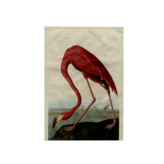 3dRose, Vintage Pink Flamingo, 15x22 Hand Towel