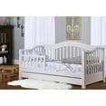 Dream on Me Toddler Day Bed with Storage, White