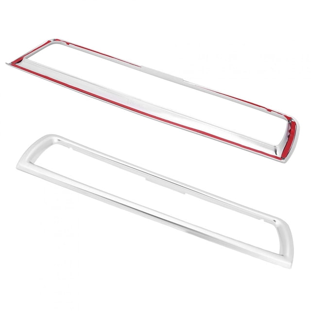 ABS Plastic Silver Air Conditioning Vent Frame, Durable Outlet Frame Trim Center Console Vent Frame, For 5 Series F10 F18 2011-2017