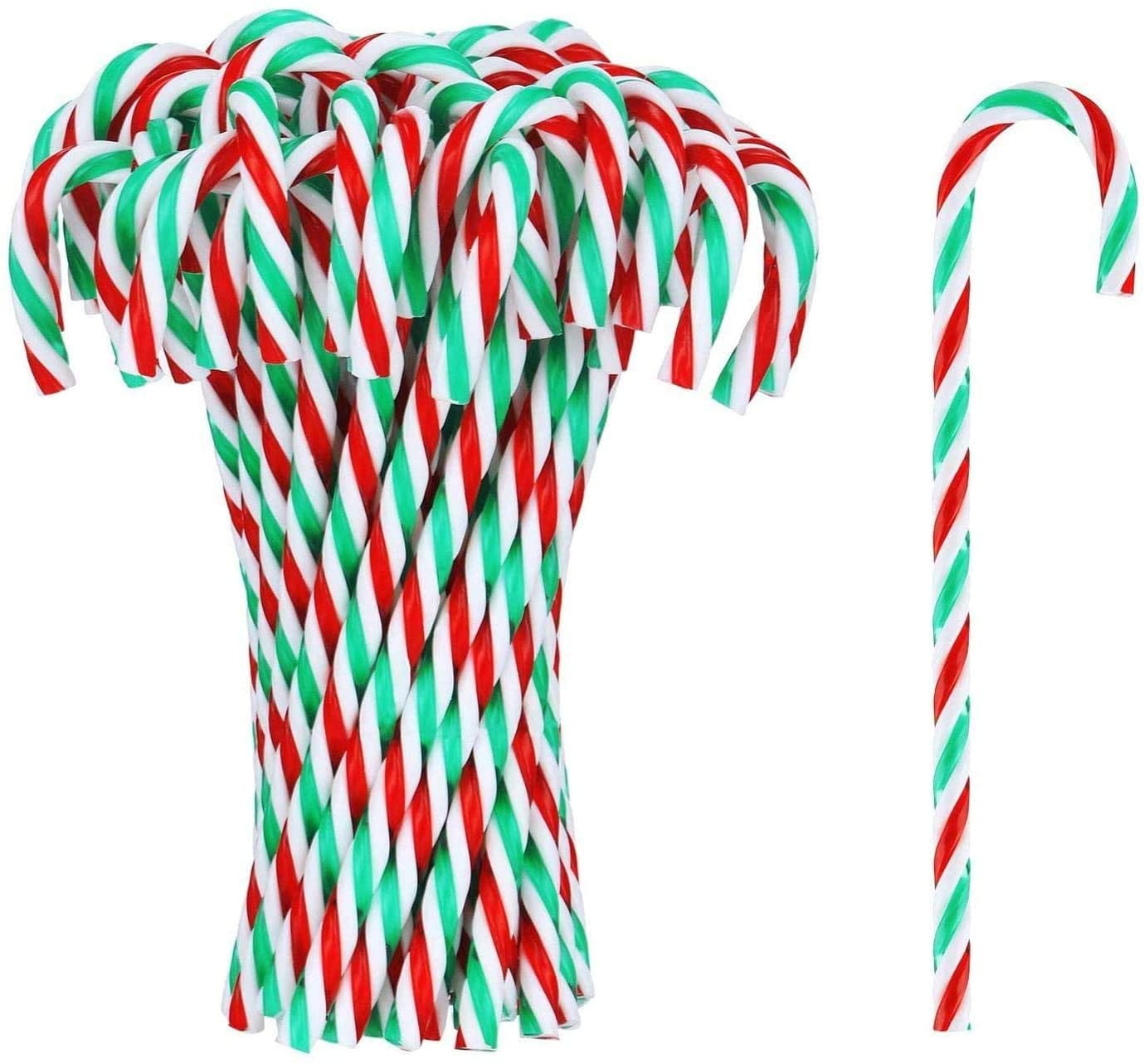41" Mini Candy Cane with Swirl Resin Statue Holiday Prop Display 