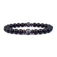 thumbnail image 4 of Pulsera de piedra volcánica para hombres, pulsera de cuentas de madera de Lava de 8mm, cadena para la muñeca de Buda tibetano, joyería para hombres y mujeres, pulseras nuevas de regalo, 4 of 4