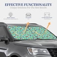 thumbnail image 4 of Windshield Sun Shade, Mushrooms Foldable Car Sun Shade Windshield For Front, 2 Pieces, 4 of 4