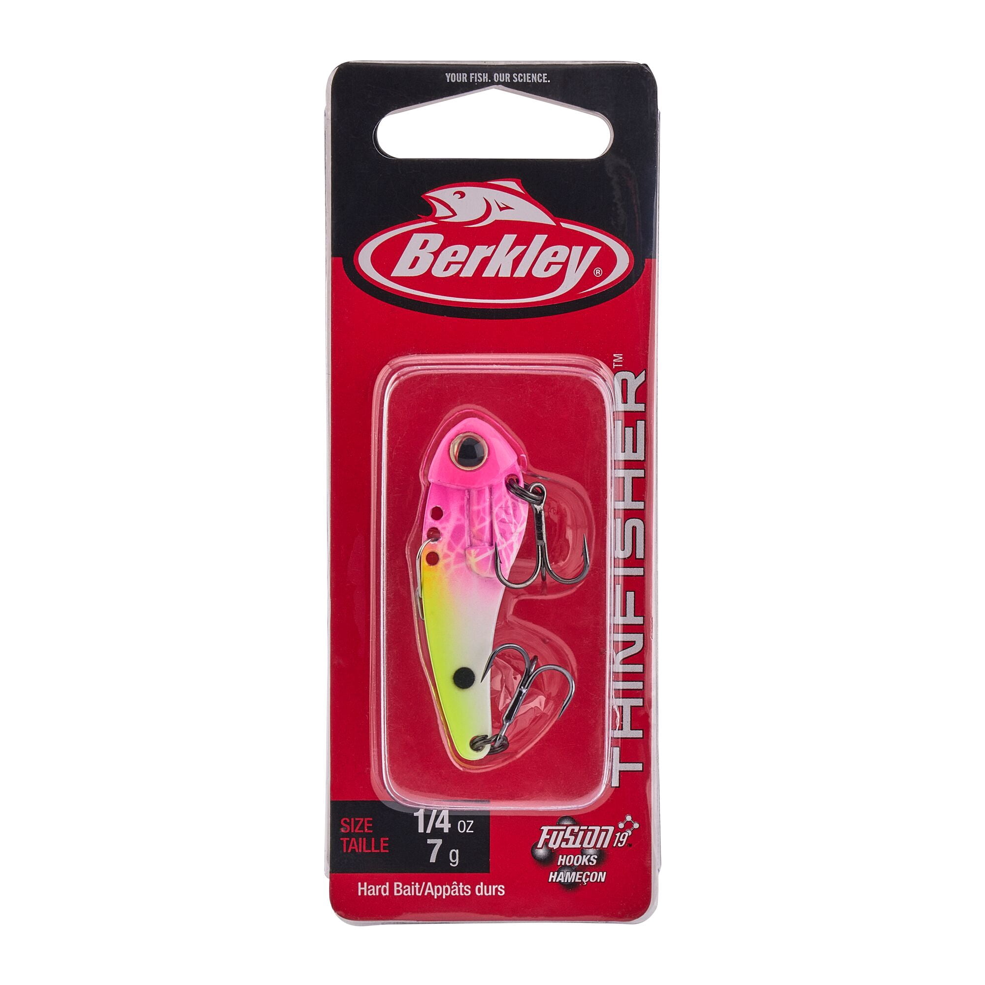 Berkley ThinFisher™, 1.75 in, Blade Baits, Rave Lemonade (1 Count)