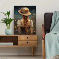 thumbnail image 5 of UXIEQU 12x16 Inch Dreamy Moonlit Meadow Woman Canvas Wall Art Mystical Decor, 5 of 8