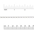 thumbnail image 2 of Flat Oval Link Chain 3.75mm Antique Silver Plated (Priced per Foot) -, 2 of 2