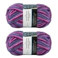 thumbnail image 1 of MAINSTAYS 2 Pack Purple Polyester Yarn, 1 of 3