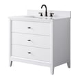 thumbnail image 5 of Vanity Art 36" Bathroom Vanity with Sink and Engineered Marble Top, Freestanding Storage Cabinet with 3 Drawers, 5 of 8