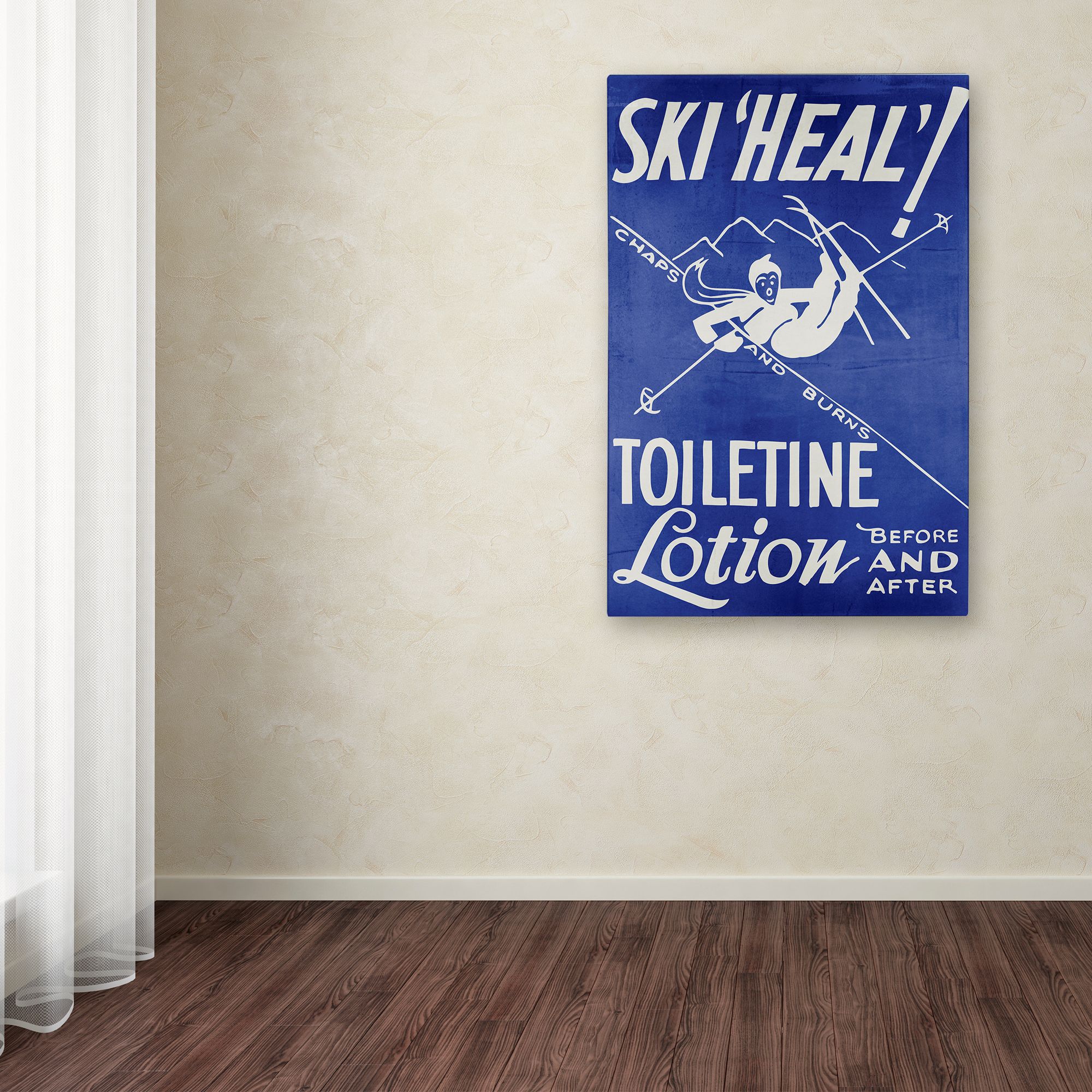 Trademark Fine Art 'Ski Heal' Canvas Art by Vintage Apple Collection