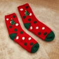 thumbnail image 2 of ShomPort Fuzzy Christmas Socks For Women Super Soft Cozy Winter Warm Sleeping Slipper Socks Gift For Women, 2 of 3