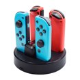 thumbnail image 1 of Cargador multifuncional con 4 estaciones de carga para controladores de Nintendo Switch - Negro, 1 of 8
