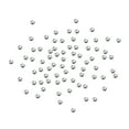 thumbnail image 1 of Unique Bargains Billes de Roulement en Acier au Carbone 0,8 mm G1000 Précision, Lot de 2500, 1 of 4