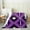 Purple, variant on YST Bohemian Fuzzy Blanket,Western Boho Aztec Soft Breathable Blanket,Tribe Geometry Triangle Fleece Blanket,Vintage Exotic Throw Blanket Decor for Kids Boys Teens,Queen 90x90