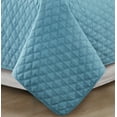 thumbnail image 3 of Harper Lane Bodie Tile Stitch 3-piece Quilt Set Blue Twin/Twin-XL, 3 of 3