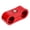 Red, variant on M Buder Premium Aluminum Alloy AN4 Oil Fuel Water Hose Tube Separator Divider Auto Accessory For Engine Modification, Double Hole Clamp (1.97 inches / 5 cm), Red