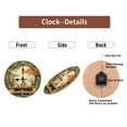 thumbnail image 7 of Japanese Geisha Tea Ceremony Wall Clock 10-Inch Silent Wooden Wall Clock, Battery Operated (AA Batteries Not Included), Artistic Home Decor, 7 of 7