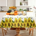 thumbnail image 4 of 100Fens Fall Thanksgiving Party Supplies Disposable Tablecloths Plastic Tablecloths for Fall Party Decorations and Thanksgiving Party Decorations 1 Pack 108 X 54in, 4 of 6
