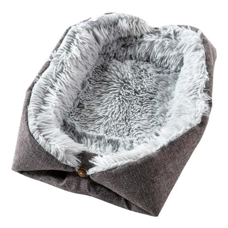 

Xinduolei Machine Washable Dog Bed Calming Dog Cat Bed Soft and Cuddler Pet Cushion Self Warming Puppy Beds Inflatable Cushions for Sitting Waist Cushion Car Seat Extender for Long Legs Pregnancy Seat