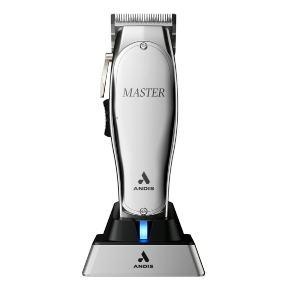 Andis 12660 Professional Master Corded/Cordless Hair Trimmer, Adjustable Carbon Steel Blade Clipper