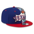 thumbnail image 3 of Men's New Era Royal/Red Texas Rangers 2025 MLB Diamond Hero Edition 9FIFTY Snapback Hat, 3 of 5