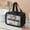 Black, variant on Vadktai Travel Toiletry Bag for Women and Men, Matte Translucent Toiletry Bag with Handy Handle, Makeup Cosmetic Organizer Bag for Travel Toiletries Accessories