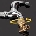 thumbnail image 3 of Garden Hose Swivel Connector Brass Quick Connect for Water Hose, 3 of 4