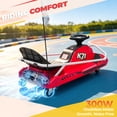 thumbnail image 5 of Drift Go Kart for Kids, 24V Electric Drift Car Kids Ride on Toys, Ages 6-12, 360 Drifting, 300W Brushless Motor - Red, 5 of 6