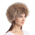 thumbnail image 1 of Sombrero de piel sintética para invierno LA CARRIE estilo cosaco para mujer, 1 of 6