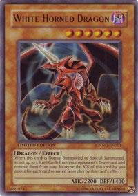 GXNG-EN001 White-Horned Dragon Yugioh Ultra Limited Edition 