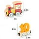 thumbnail image 4 of Fiudx Tren Magnético de Madera, Juguete Educativo para La Primera Infancia, Aprendizaje Del Alfabeto y Los Números, Desarrollo de La Motricidad Fina, Rompecabezas Divertido para Preescolares, Bloques, 4 of 7