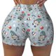 thumbnail image 2 of Fotbe Winter Gnome And Snowman Shorts Sin Costuras – Shorts Deportivos de Cintura Alta para Mujer, Elásticos para Gimnasio, Yoga, Running o Ciclismo-X-Large, 2 of 8