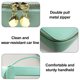 thumbnail image 3 of Organizador de bolsa de maquillaje transparente, bolsa de cosméticos de viaje portátil para mujeres y niñas, con ventanas transparentes, 3 of 5