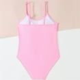 thumbnail image 4 of Girl Swimsuit Solid One Piece Swimsuits Bikinis for Kids 6-7 Years Girls Fashion, 4 of 7